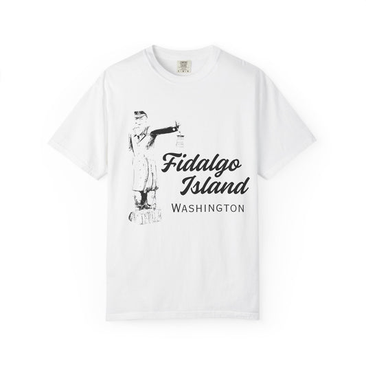 Washington Fidalgo Island Anacortes Old Salt Adult Unisex T-Shirt White