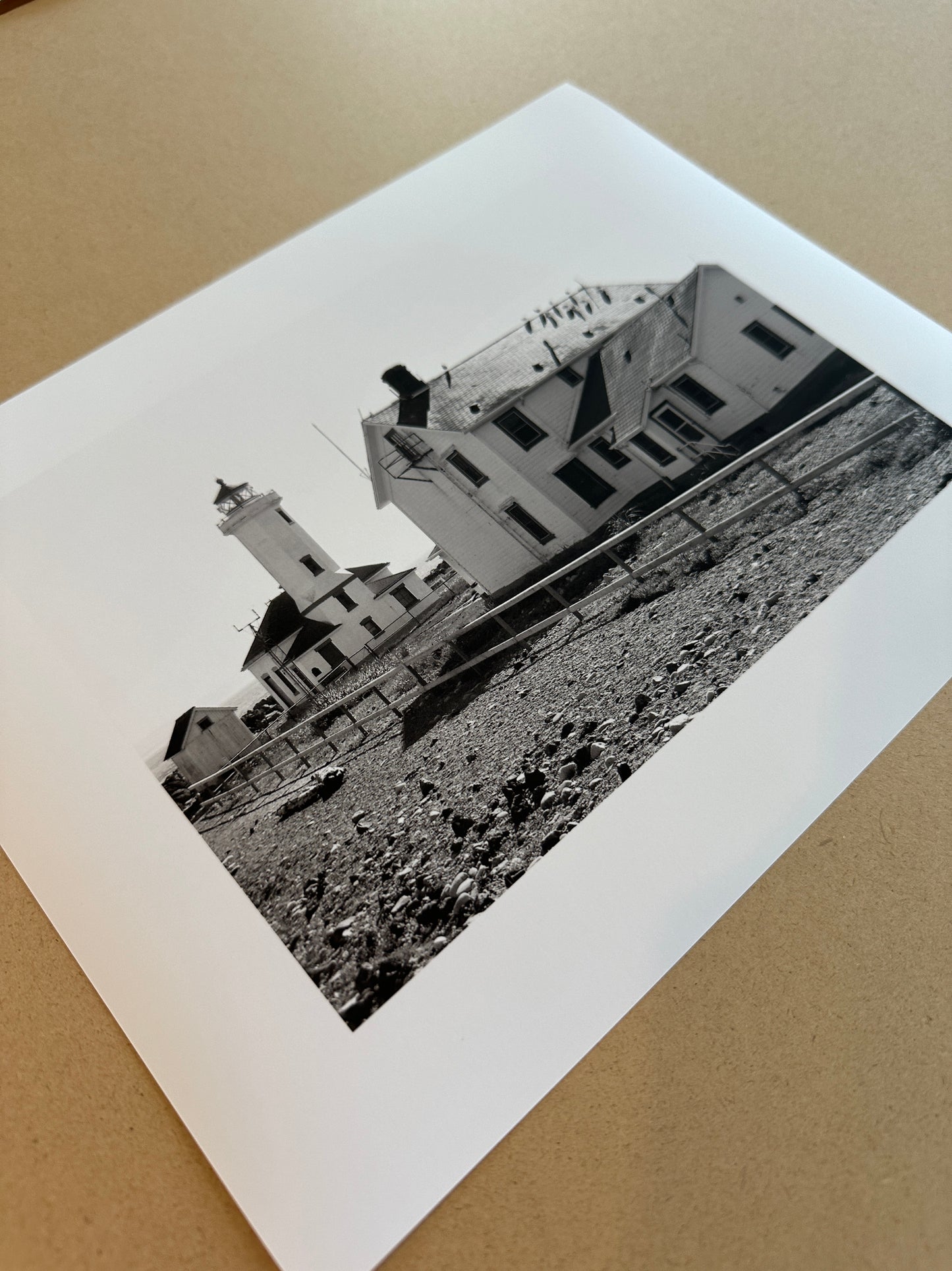 Washington Point Wilson Lighthouse Port Townsend Giclee Travel Print