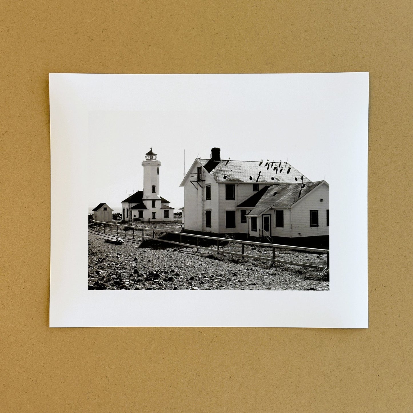 Washington Point Wilson Lighthouse Port Townsend Giclee Travel Print