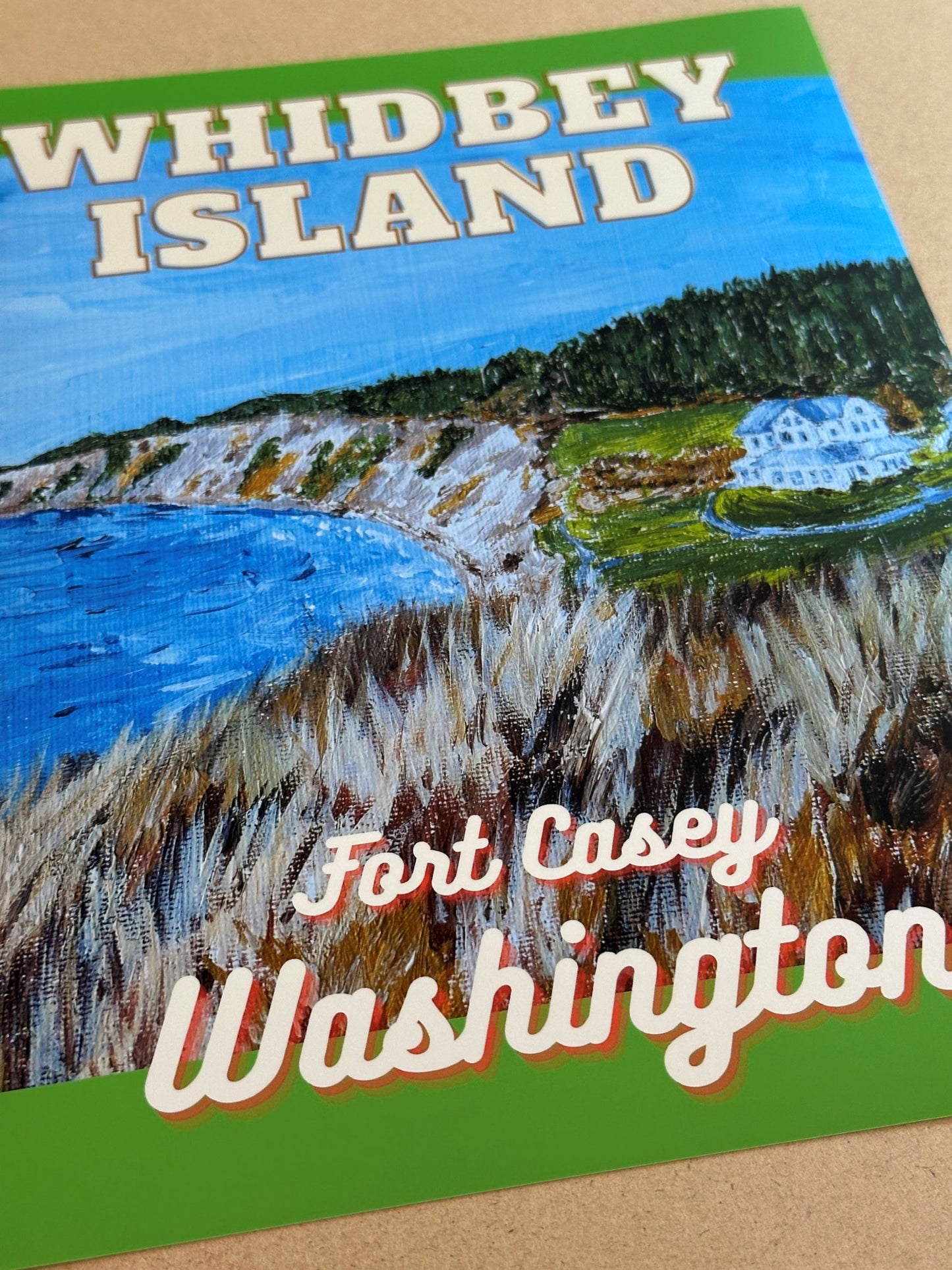 Washington Whidbey Island Fort Casey Giclee Travel Print