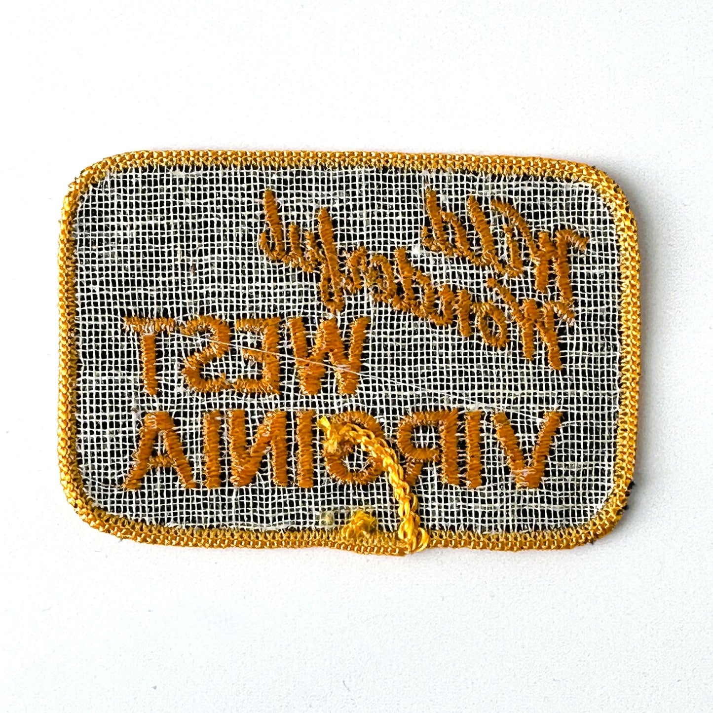 West Virginia Wild Wonderful Large Vintage Patch
