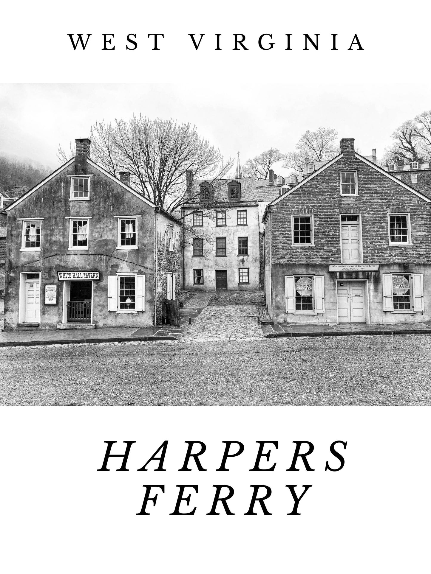West Virginia Harpers Ferry Giclee Travel Print