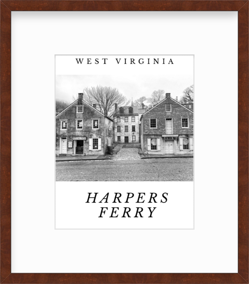 West Virginia Harpers Ferry Giclee Travel Print