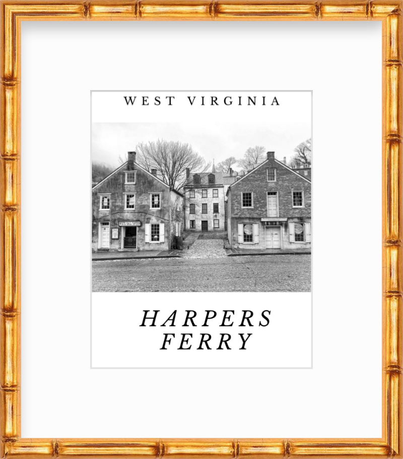 West Virginia Harpers Ferry Giclee Travel Print
