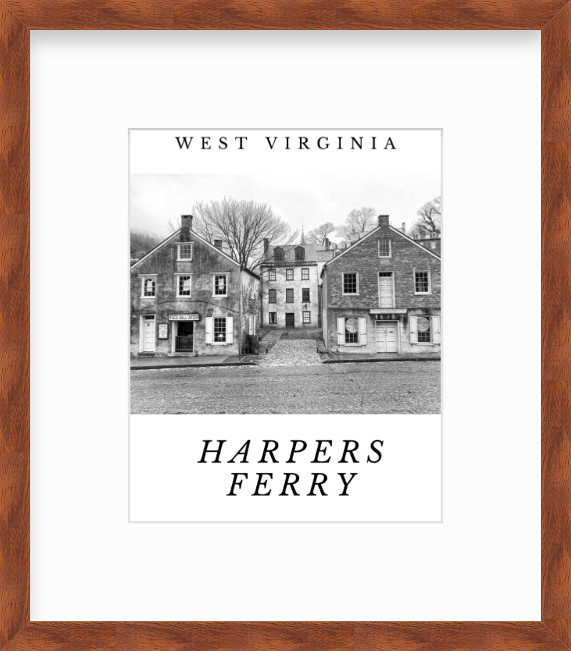 West Virginia Harpers Ferry Giclee Travel Print