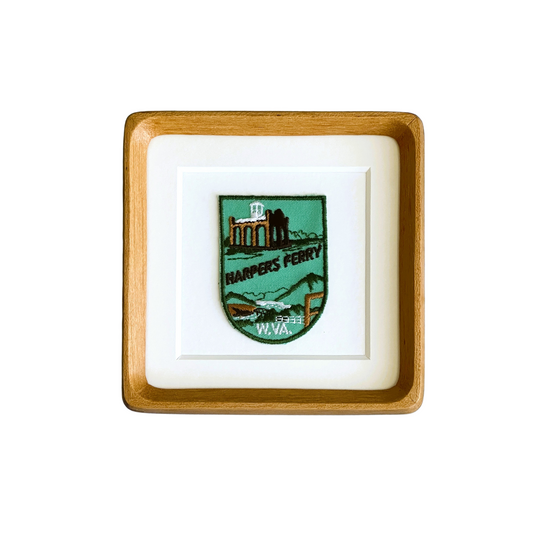 West Virginia Harper's Ferry Vintage Framed Travel Patch