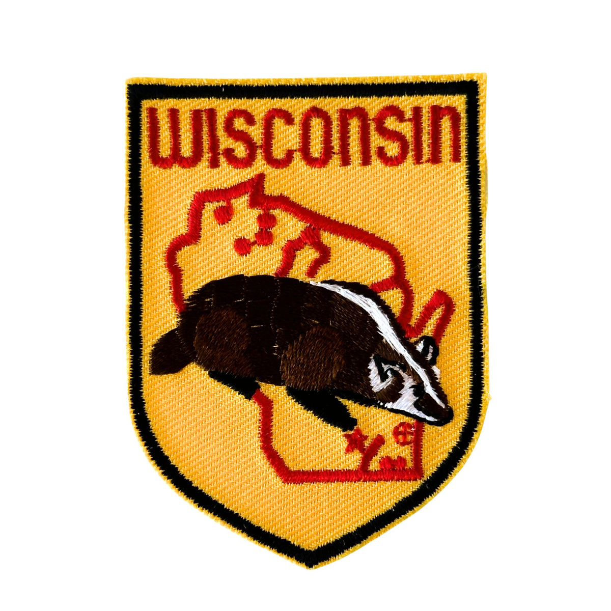 Wisconsin Badger State Vintage Patch