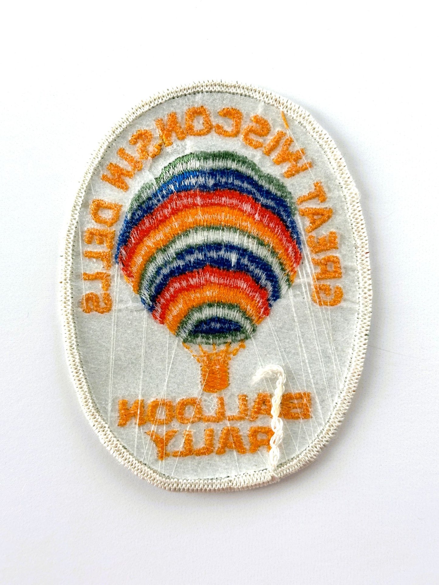 Wisconsin Great Wisconsin Dells Balloon Rally Large Green Vintage Patch