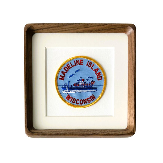 Wisconsin Madeline Island Vintage Framed Travel Patch
