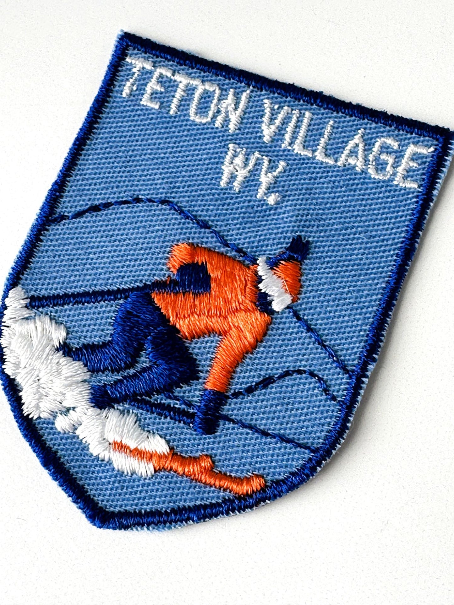 Wyoming Teton Village Ski Jackson Hole Vintage Patch