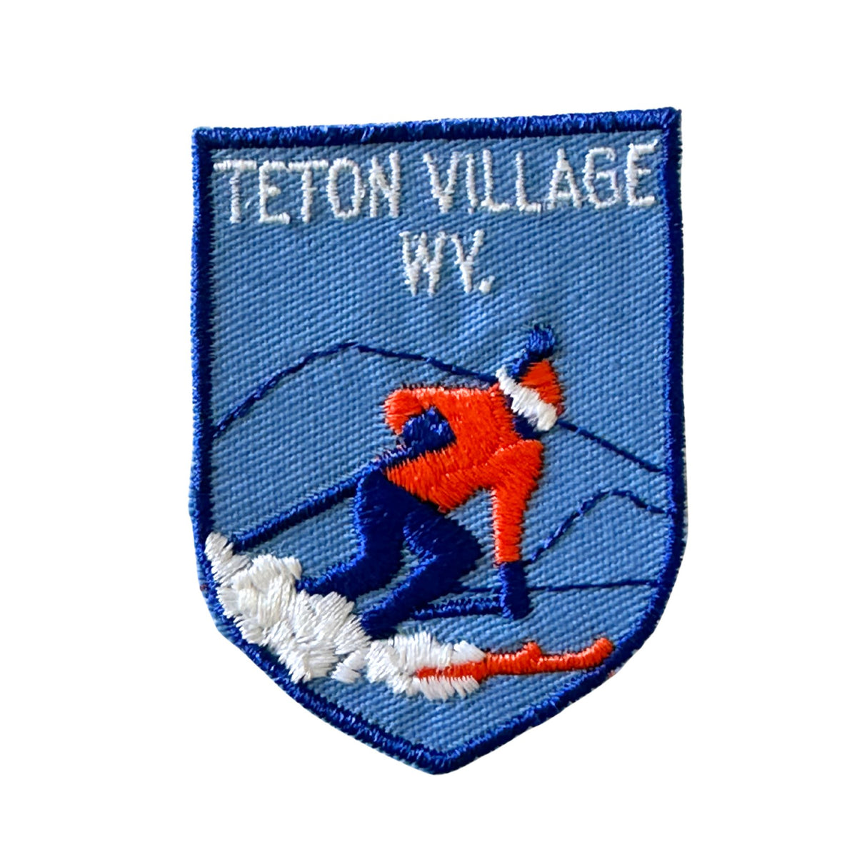 Wyoming Teton Village Ski Jackson Hole Vintage Patch