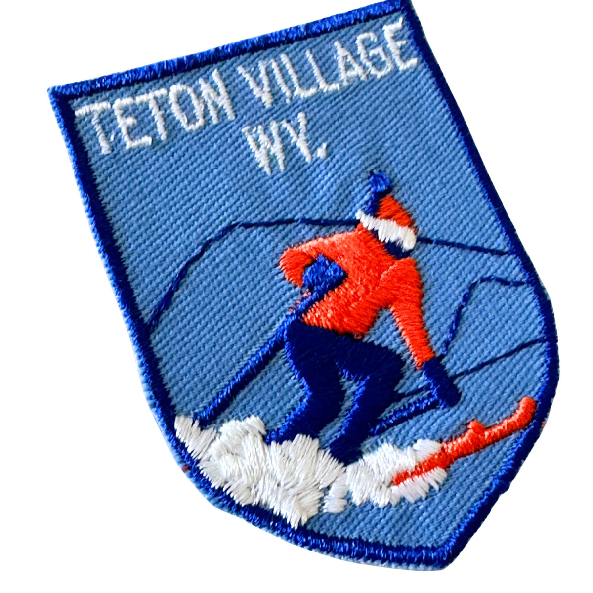 Wyoming Teton Village Ski Jackson Hole Vintage Patch