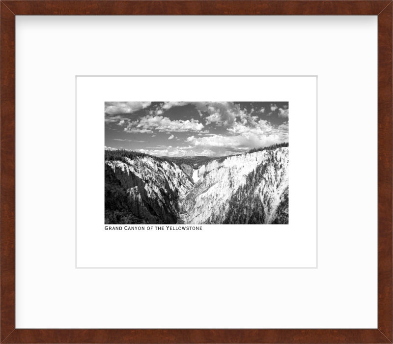 Wyoming Grand Canyon of the Yellowstone Giclee Travel Print