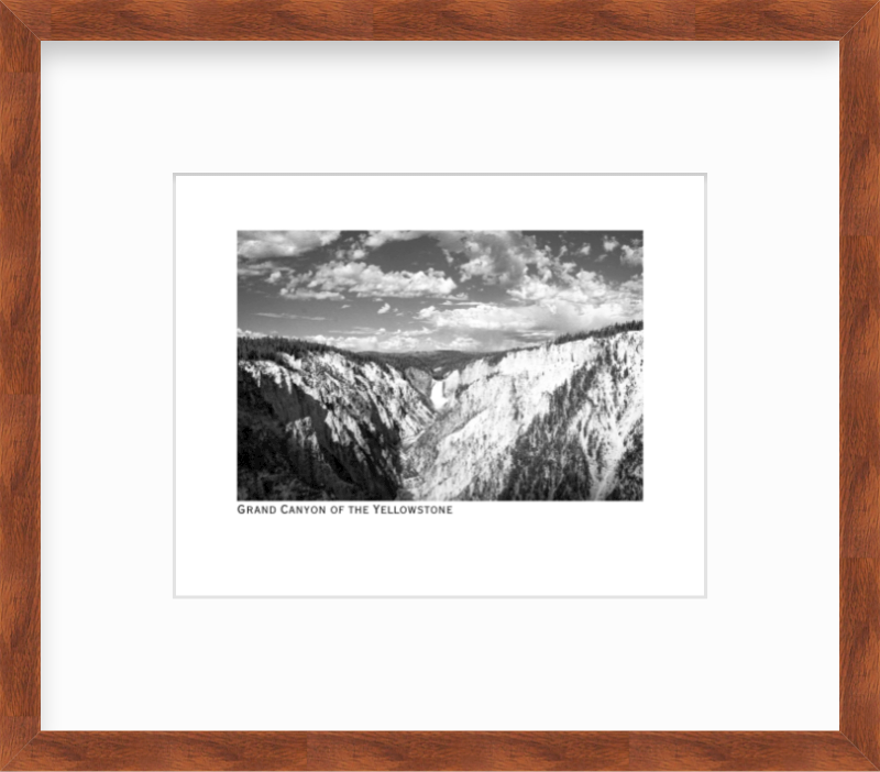 Wyoming Grand Canyon of the Yellowstone Giclee Travel Print