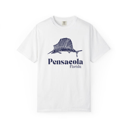 Florida Pensacola Sailfish Adult Unisex T-Shirt White