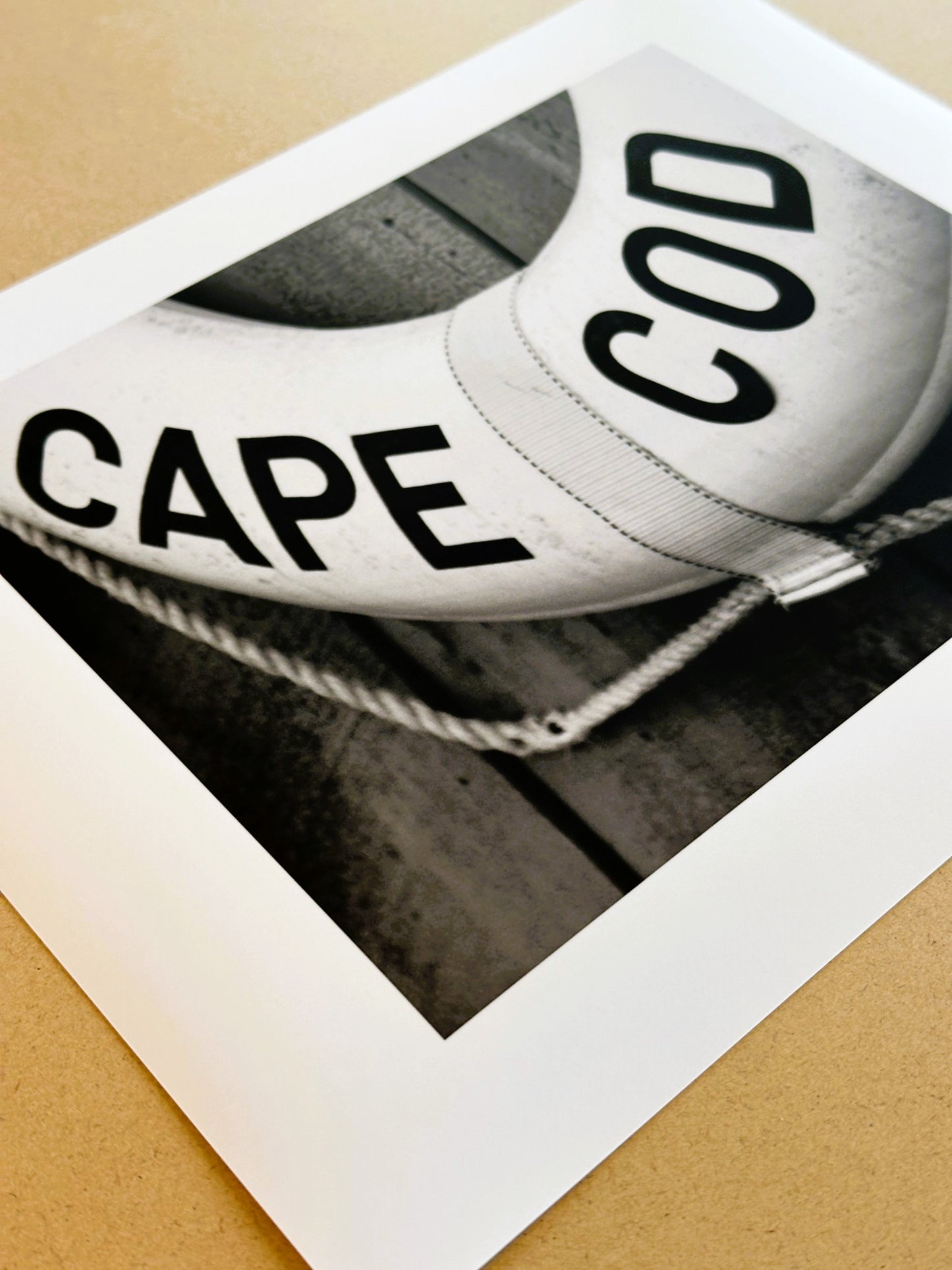 Massachusetts Cape Cod Lifeguard Ring Giclee Travel Print