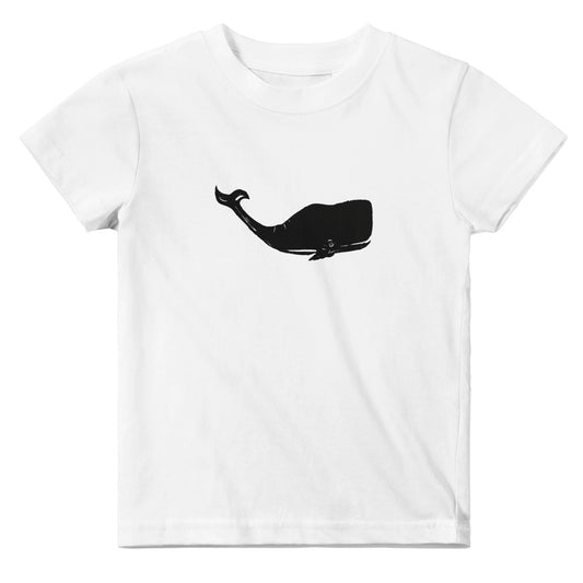 Whale Infant and Toddler Unisex T-Shirt White